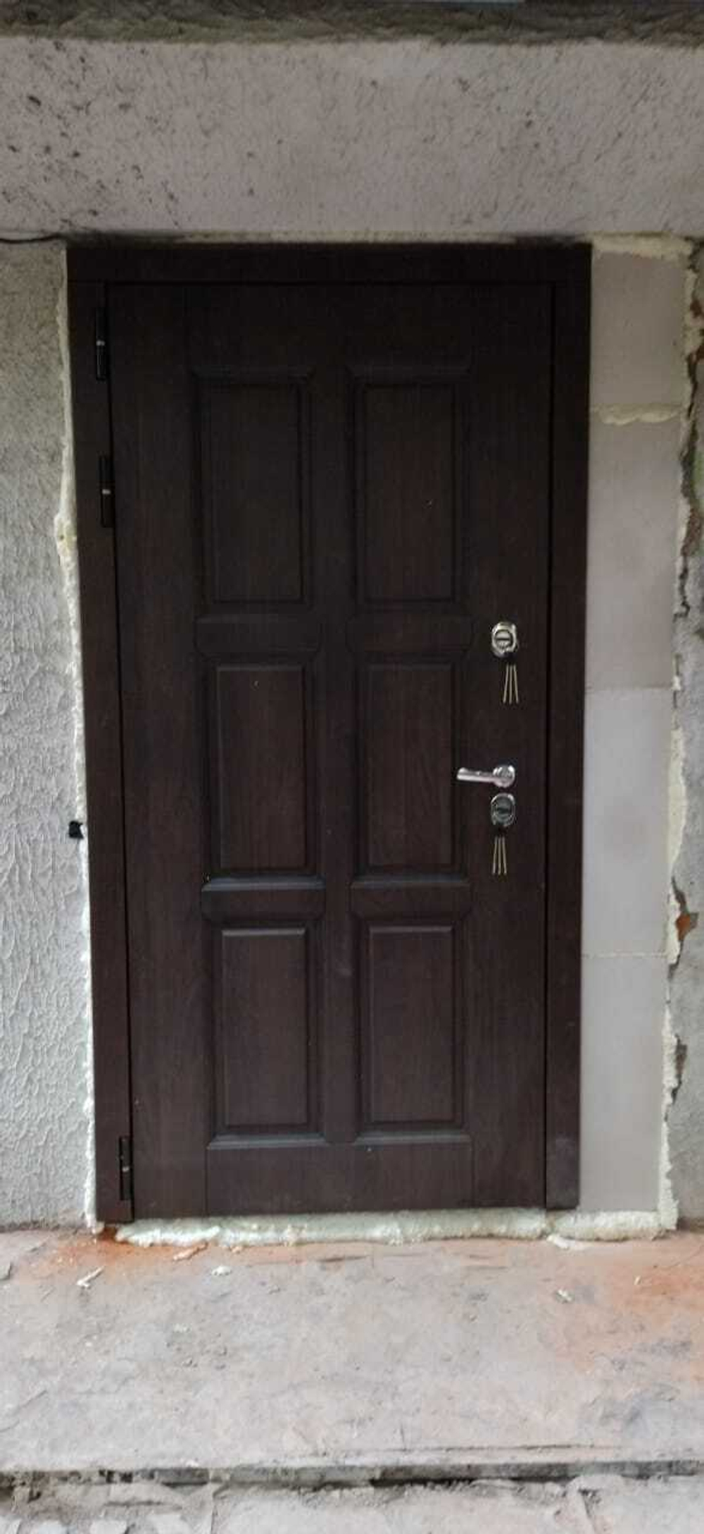 Дверь с терморазрывом входная Лабиринт ЛОНДОН ТЕРМО 05 Венге светлый