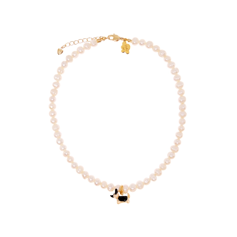 Колье Мой Любимый Пушистик с Жемчугом – Собака