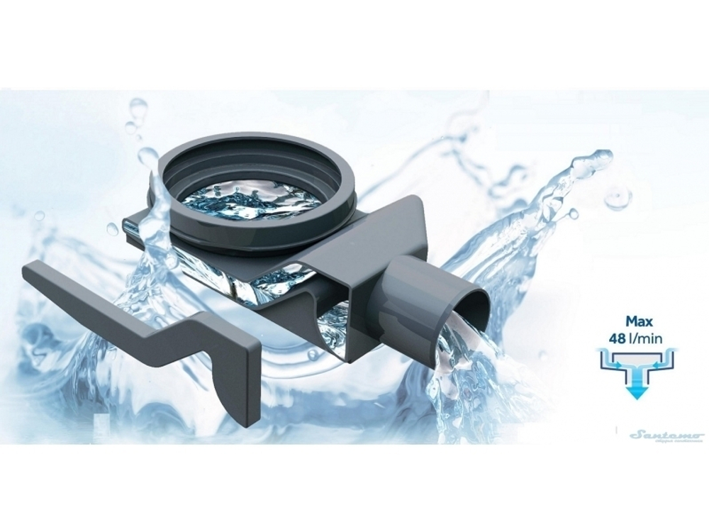 Желоб водосток Pestan Slim 450  напольный нержавеющая сталь 13100031