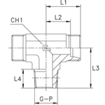 Штуцер FTC DS10 BSPT 3/8" (корпус)