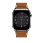 Apple Watch Series 8 Hermes 45mm, коричневый ремешок с раскладывающейся застежкой