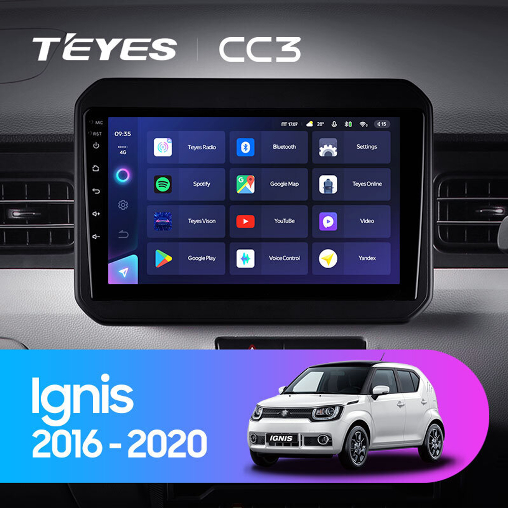 Teyes CC3 9" для Suzuki Ignis 2016-2020