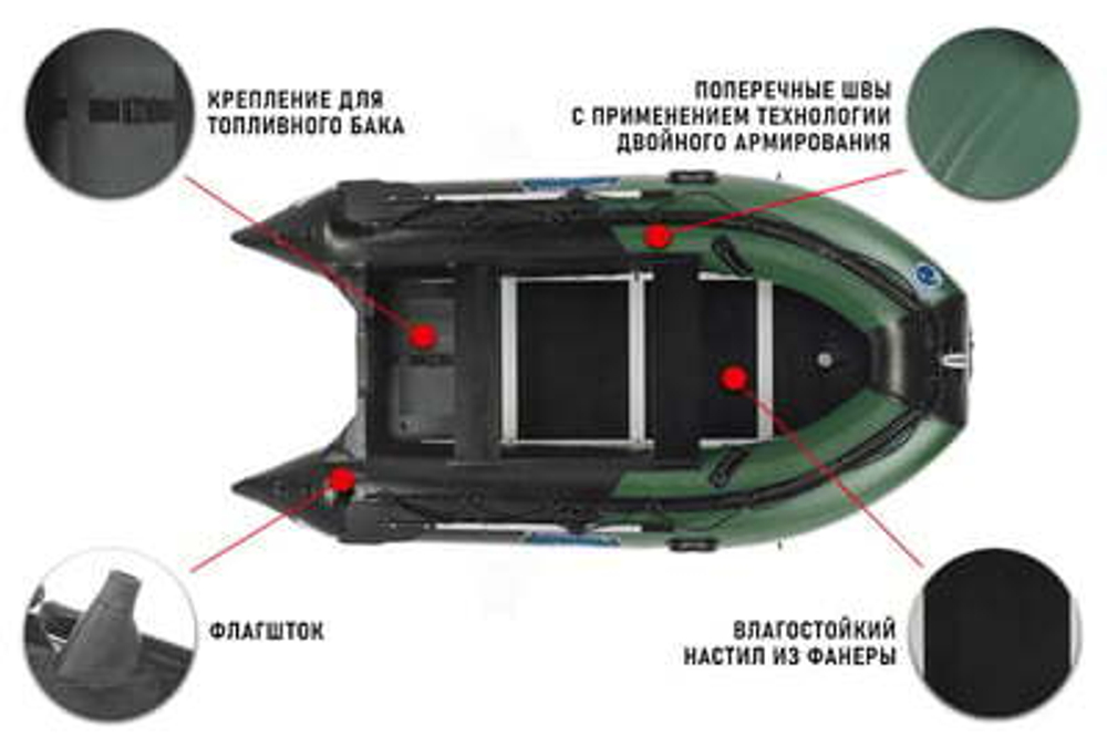 Лодка ПВХ STORMLINE Adventure Standard 400