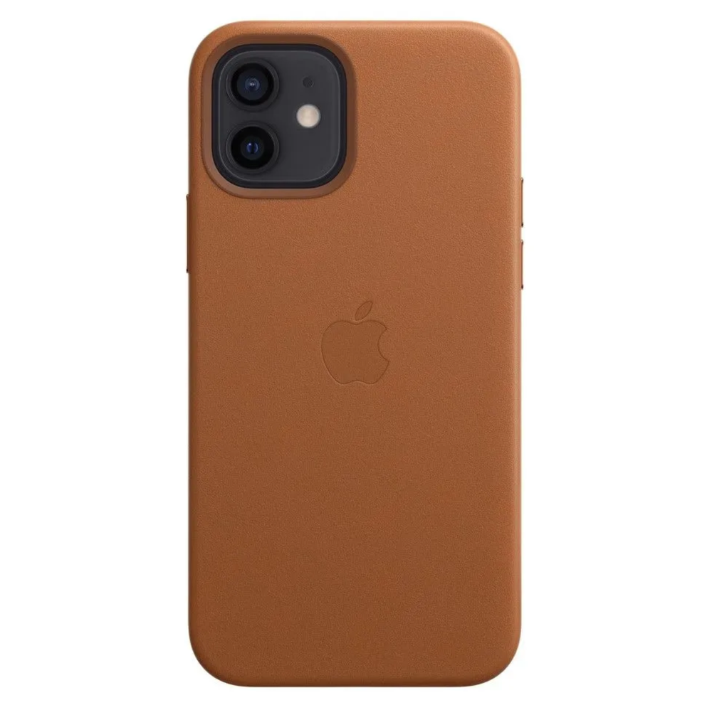 Накладка Leather Case MagSafe для iPhone 12 Pro Max