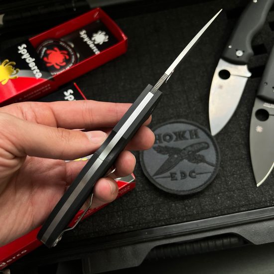 Складной нож Spyderco Native Chief C244GP c клинком из стали CPM-S30V, рукоять G10