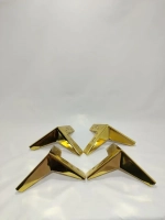 Ножки мебельные опоры звезда золото высота 13см/4шт