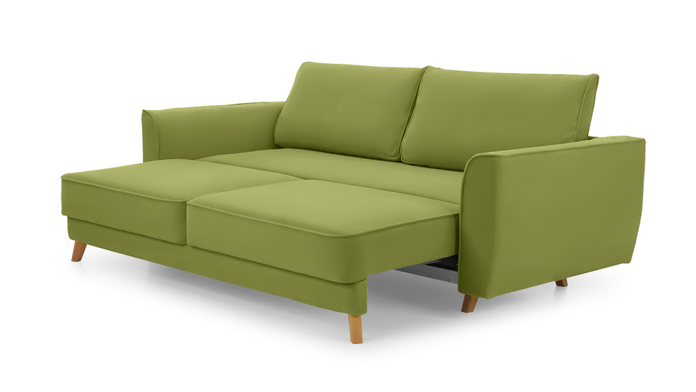 Диван Майами Лайт Vivaldi 32 240*103*90 см, Зеленый  Еврокнижка Фиеста