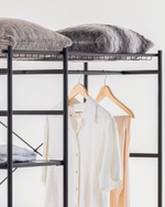 Стеллаж Storn 120x164,5 черный металл