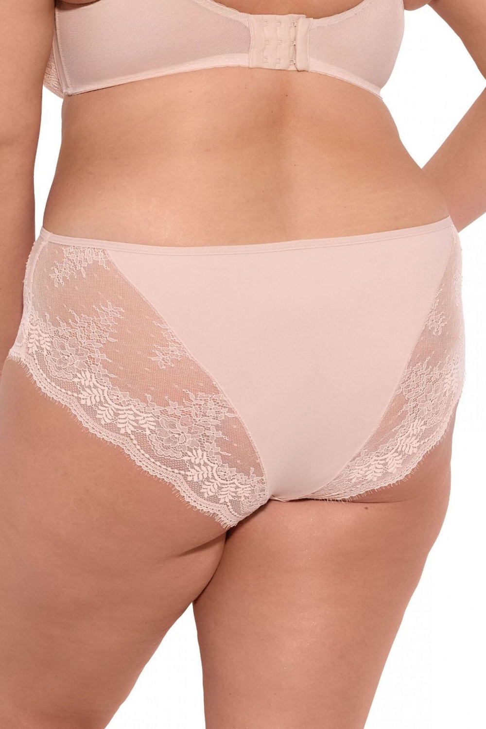 Трусики-слипы Camilla с нежным кружевом (Размер: XXL) (Цвет: черный)