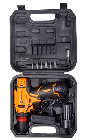 Аккумуляторная дрель-шуруповерт "ВИХРЬ" ДА-12Л-2КC