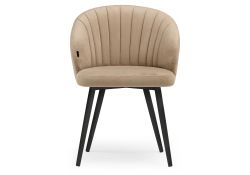 Стул на металлокаркасе Бэнбу velutto 05 / черный