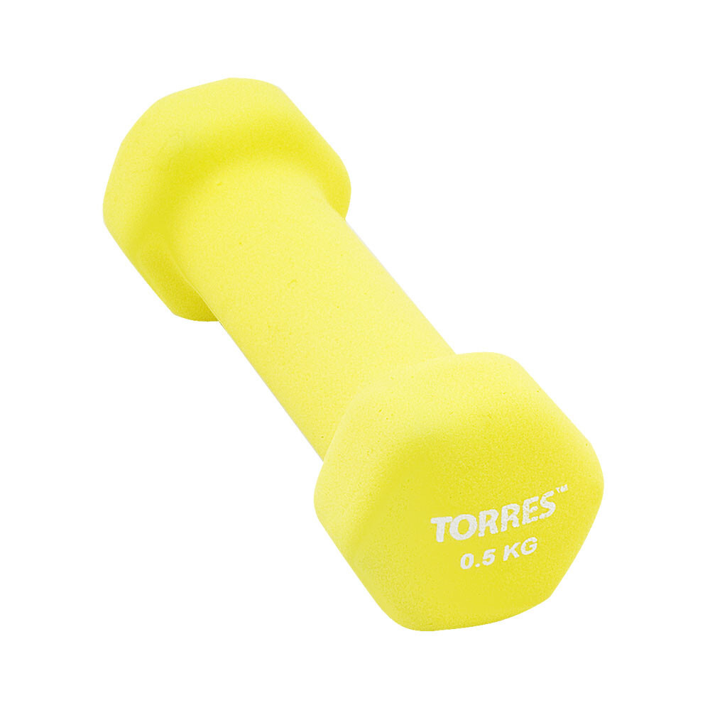 Гантель неопреновая TORRES 0,5 кг арт.PL550105