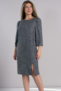 Платье женское 3567ВПА, клетка #406Кле053567ВПА