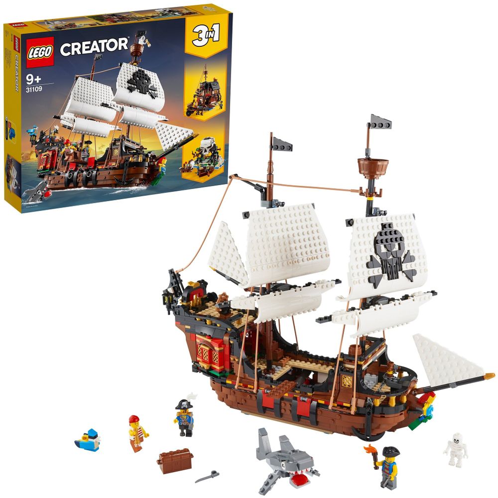 Конструктор LEGO Creator 31109 Пиратский корабль