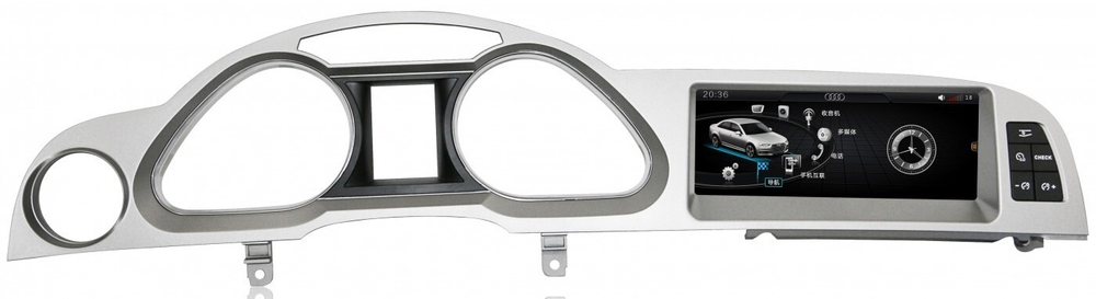 Магнитола Audi A6 2004-2008 ( взамен цветного экрана 2G) - Carmedia MRW-9612A монитор 8.8" на Android 11, 8Гб+128Гб, CarPlay, 4G SIM-слот