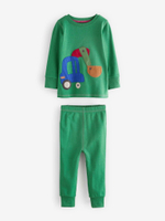 Пижама для мальчика Next K98-563, 3 шт., Оранжевый, Молочный, Зеленый