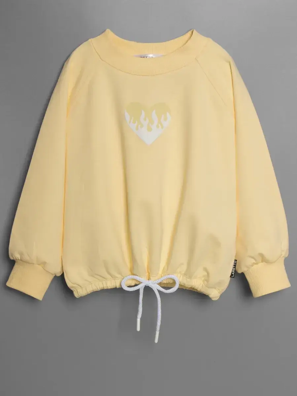 Свитшот для девочки осенний с завязками