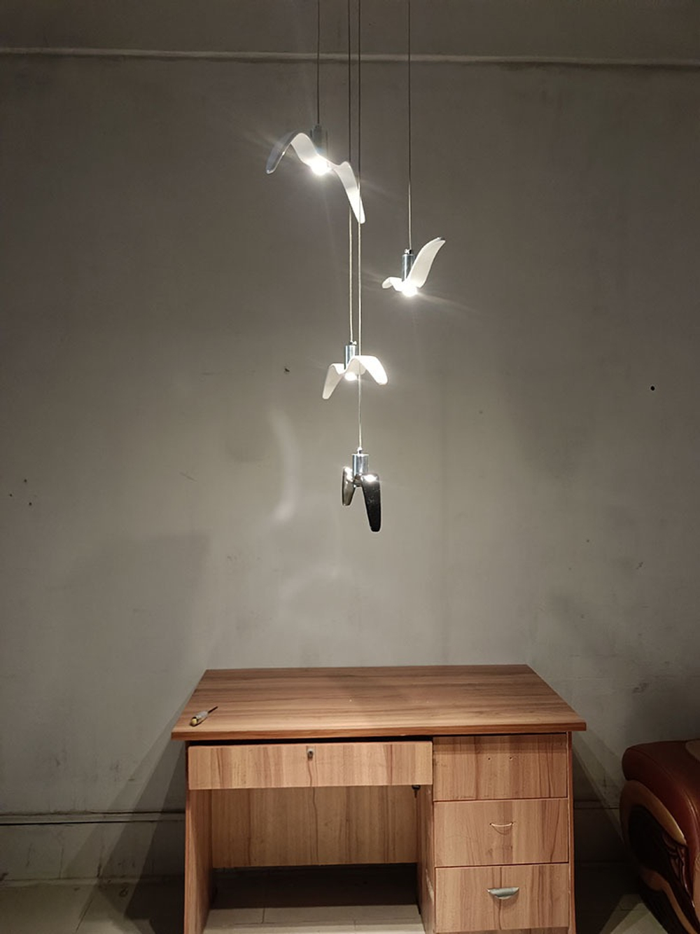 Pendant design lamp Night Birds PC963 by Brokis (White)