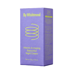 By Wishtrend Крем для лица ночной ретинол и бакучиол - Vitamin A-mazing bakuchiol night cream, 30 г