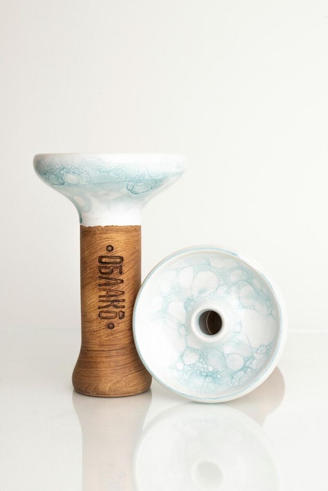 Cybuch Oblako STD Phunnel M Glaze WHITE-LIGHT-BLUE MARBLE