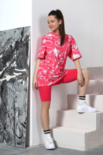 [m]Комплект женский шорты+футболка КЖ-097