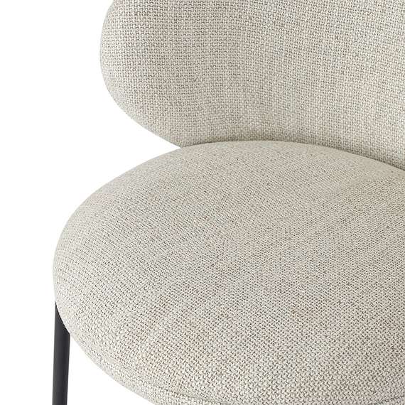 Полубарный стул Comfy, 67 см, молочная рогожка