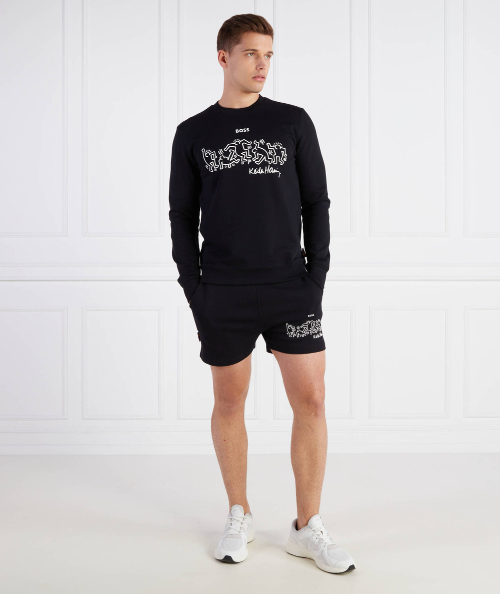 Худи W Haring BOSS BLACK - черный(50505467)