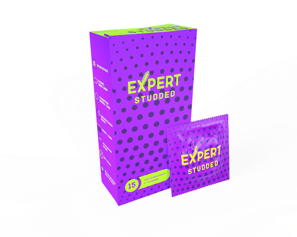 Презервативы Expert Studded 15 шт 9403ex