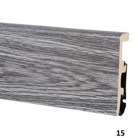 Плинтус Integra 15 дуб старый, 2400x80x20 мм