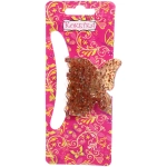 Заколка-краб для волос « ЭЙФОРИЯ ФЛО», нинель, микс 6 цветов, 4,7см (блистер Кокетка)