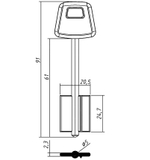 ЧИЗА-06ПЛ (91/61х24.4х20.6х2.3)(4.9) CISA РФ  CIZ6DP 15403
