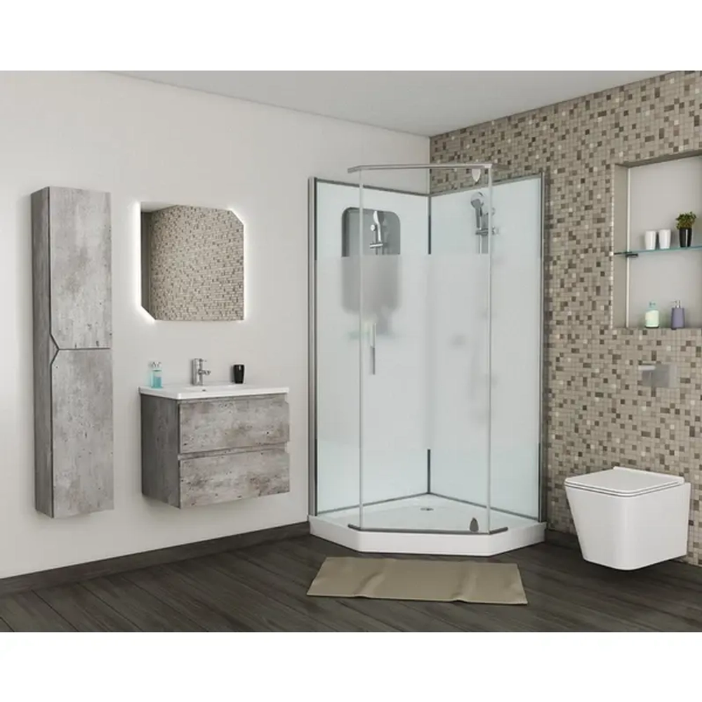Душевая кабина Grossman Classic GR170D (100х100х205) дверь распашная,4 места