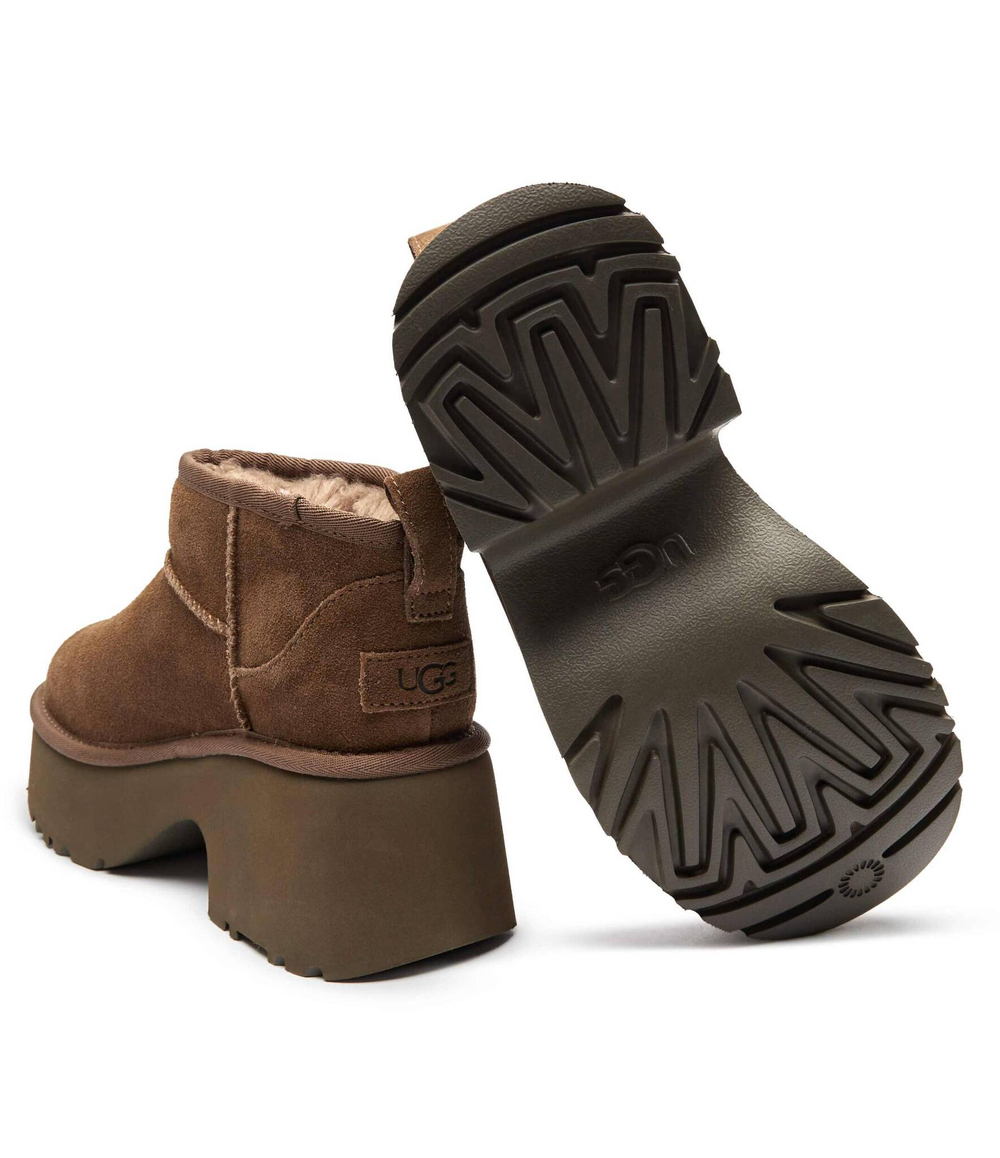 Кожаные угли Classic Ultra Mini New Heights UGG - коричневый(1158311)