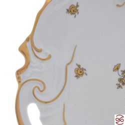 Блюдо Queen's Crown Золотая роза 31 см