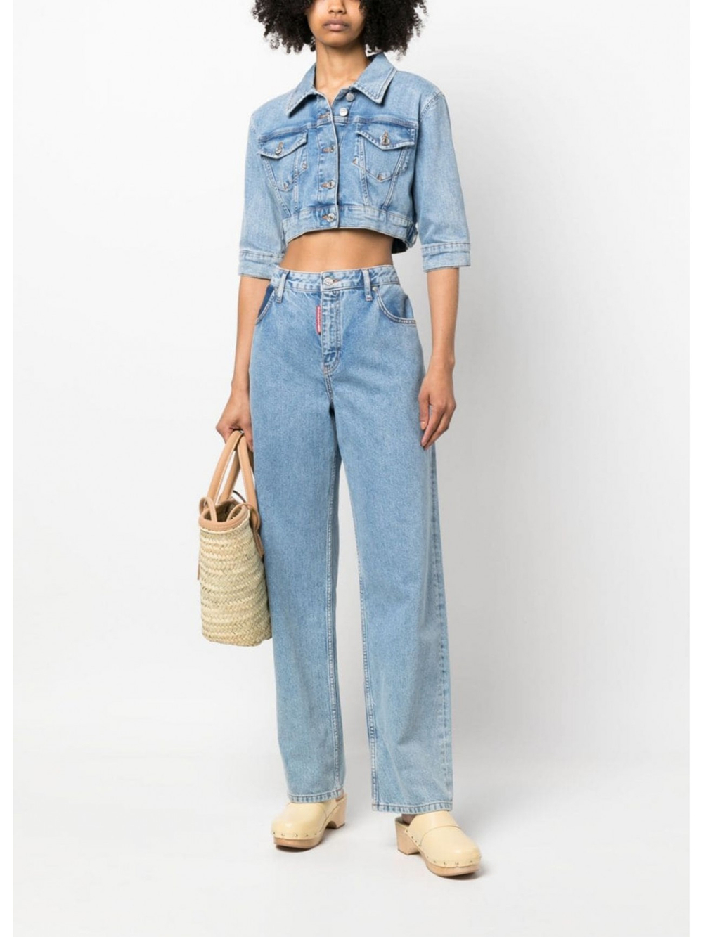 Женские джинсы Boyfriend MOSCHINO JEANS