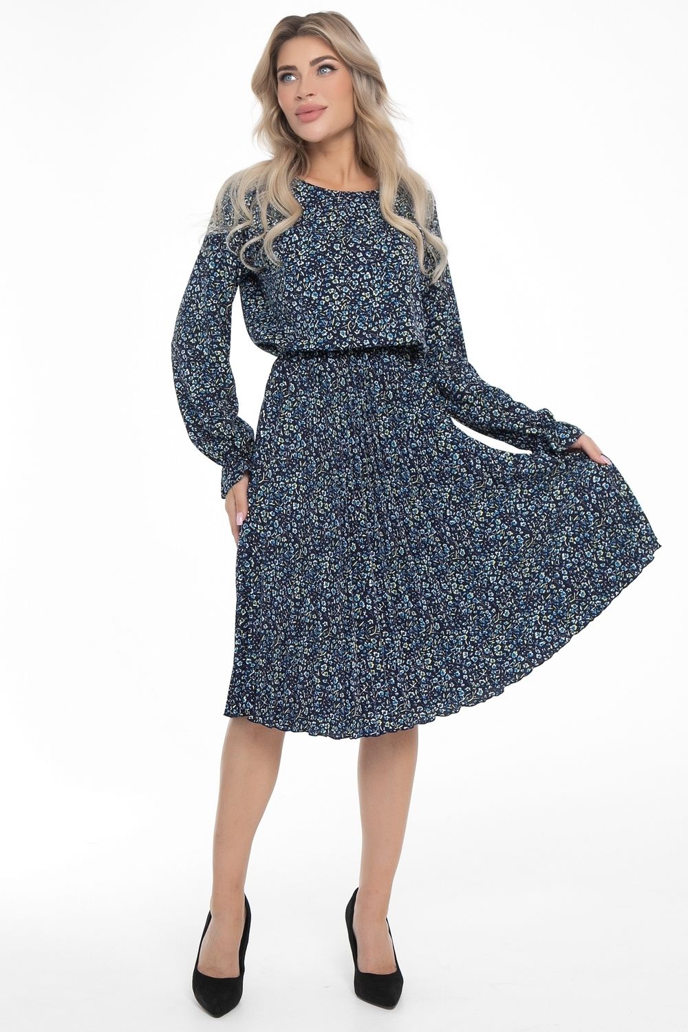 Платье Амелия (гофре, флер) Diolche