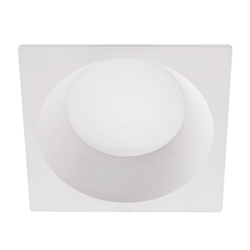 012926 Рамка (светильник) PVC д/LED-модулей 941хх и LED-ламп D50мм PIANO QUAD БЕЛЫЙ IP65