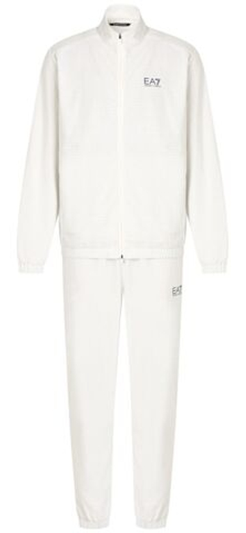 Мужской теннисный костюм EA7 Man Woven - белый