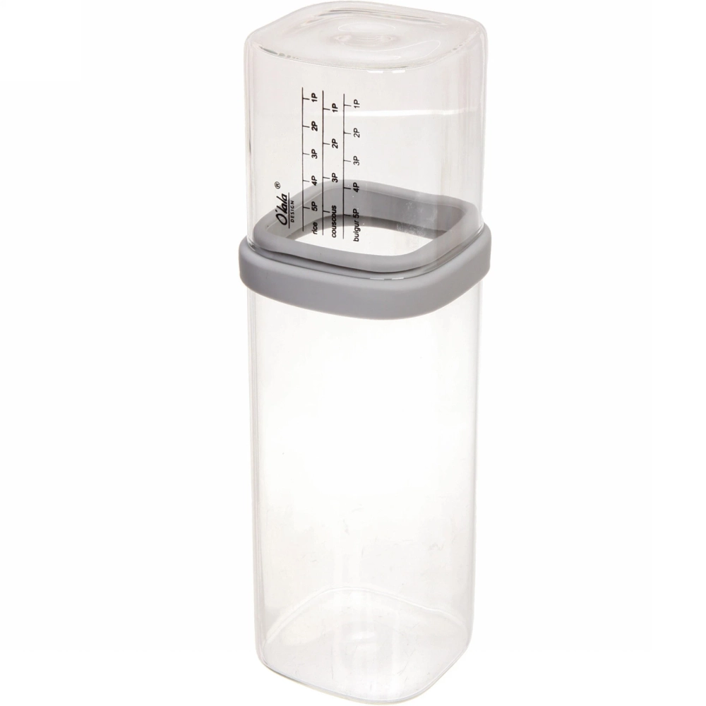 Банка для продуктов стеклянная 800мл «O'lala» с мерный стаканом