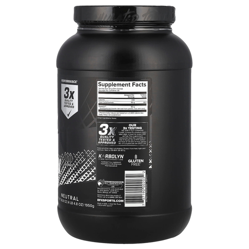 EFX Sports, Karbolyn® Fuel, нейтральный, 1950 г (4 фунта 4,8 унции)