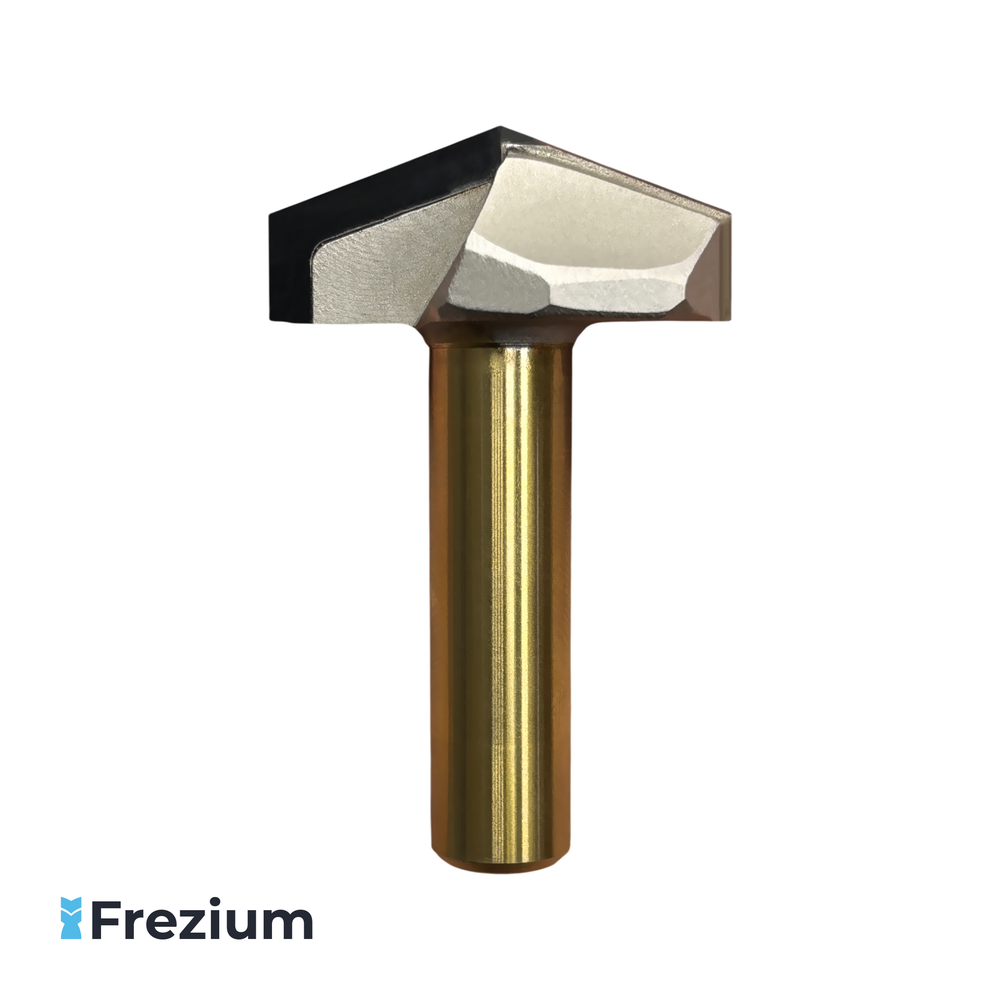 Галтельная V-образная фреза алмазная по дереву "O.G.Germany" (38x12x15.5 140 градусов; 1738529 PCD)