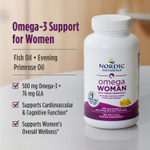 Nordic Naturals, Omega Woman, с маслом примулы вечерней, 120 капсул