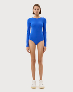 MM6 MAISON MARGIELA БОДИ С ДЛИННЫМ РУКАВОМ СИНИЙ