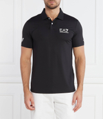 Поло EA7 - черный(8NPF23 PJEMZ)
