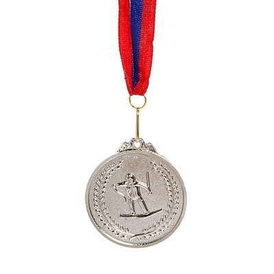 Медаль «Лыжи»- 2 место (6,5см)