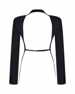 Пиджак с открытой спиной