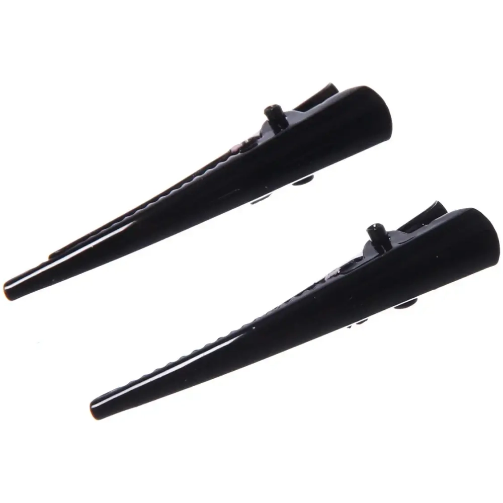 Зажим для волос 12шт «Your Style», цвет черный, 4см