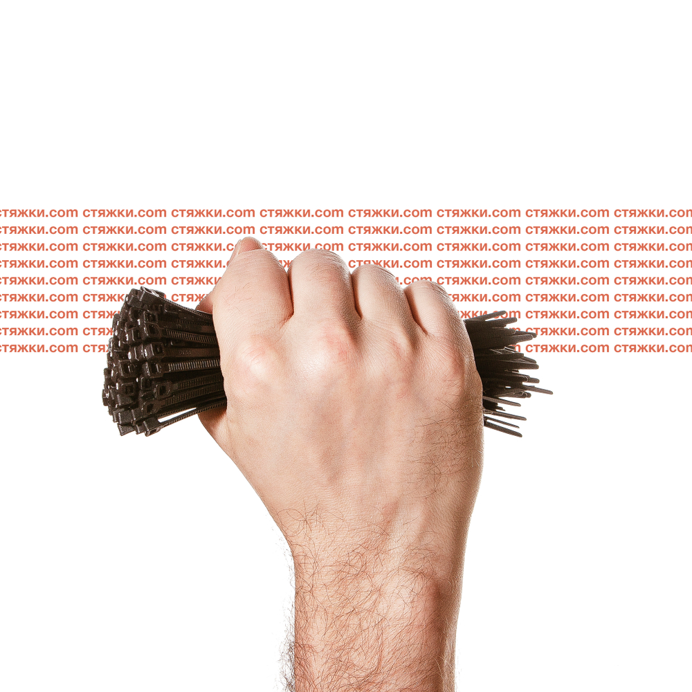 Стяжки морозостойкие Арктик 4*150 (3,6*150 мм) черные - 100 шт