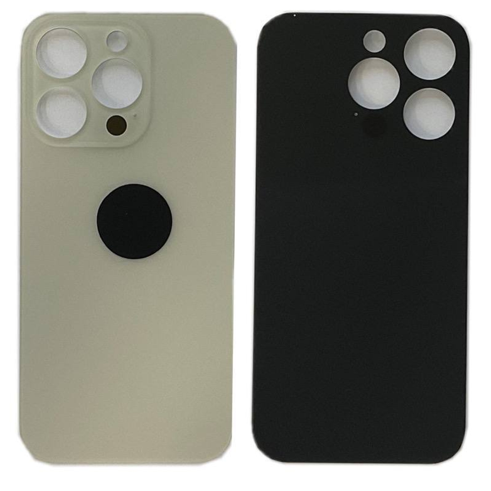 Задняя крышка для Apple iPhone 14 Pro Золото (стекло, широкий вырез под камеру)