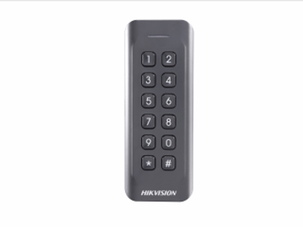 DS-K1802МК  Считыватель Mifare карт с механической клавиатурой